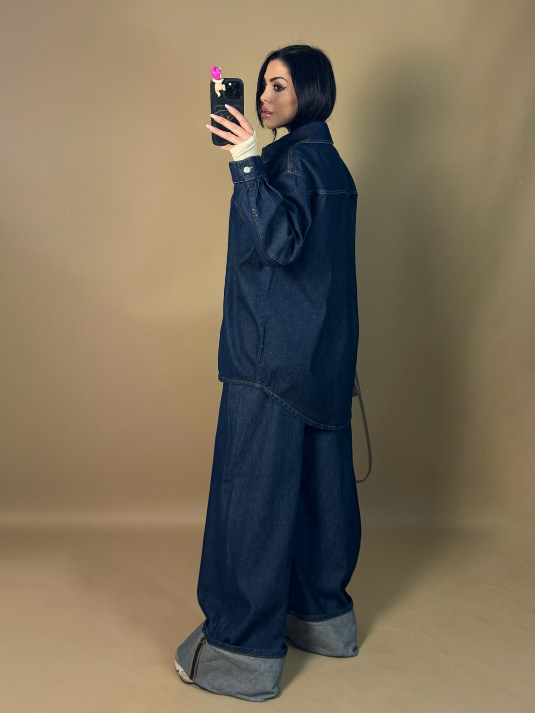 Coordinato in jeans “Nicla”