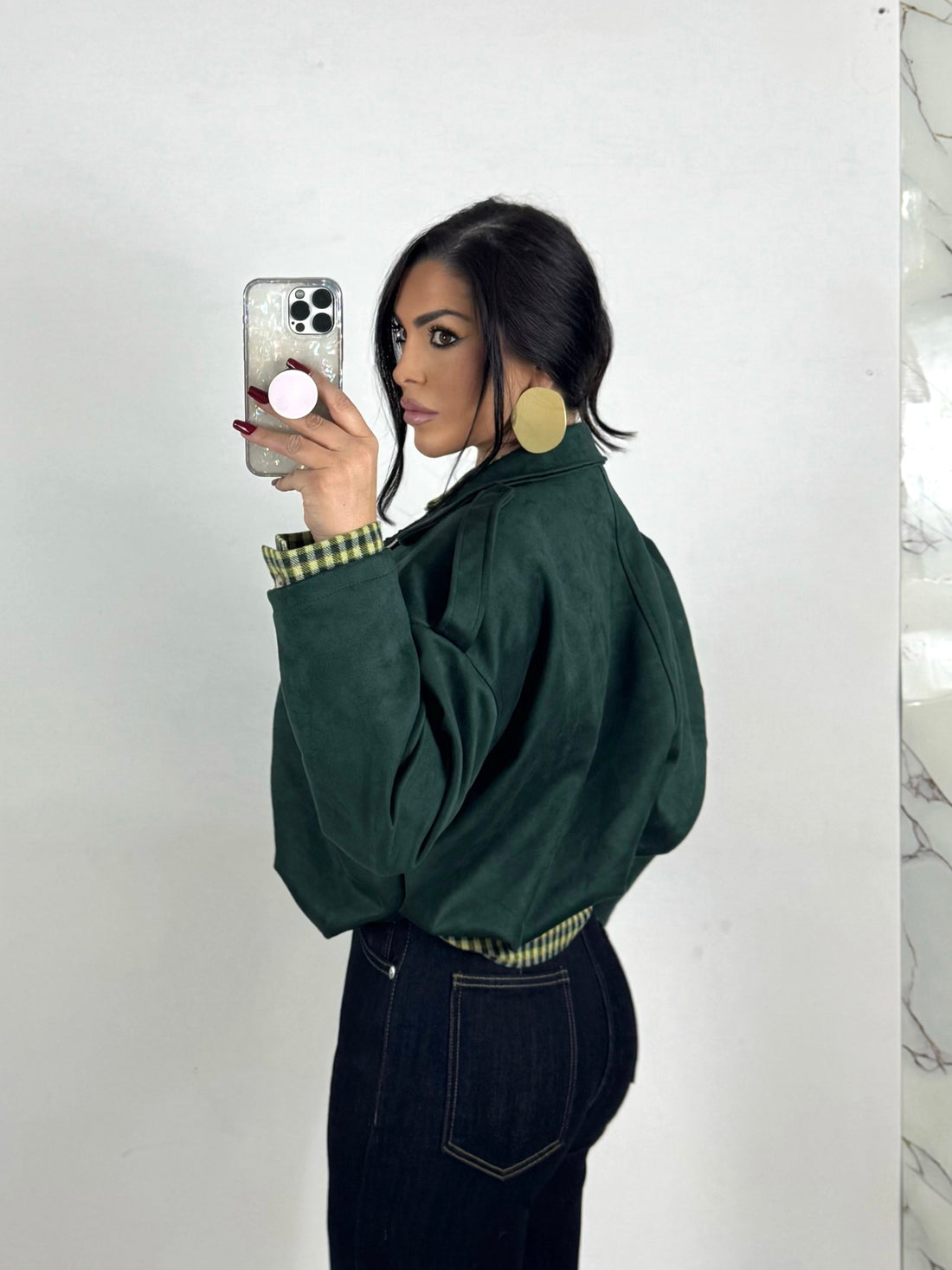 Giubbotto scamosciato “Sarah”