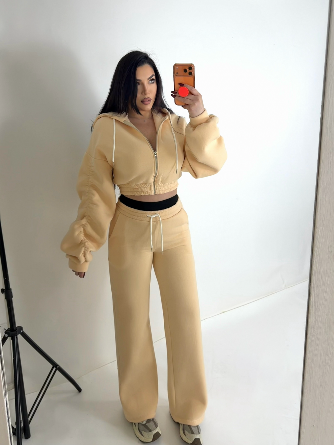 Coordinato di tuta felpato “Street”