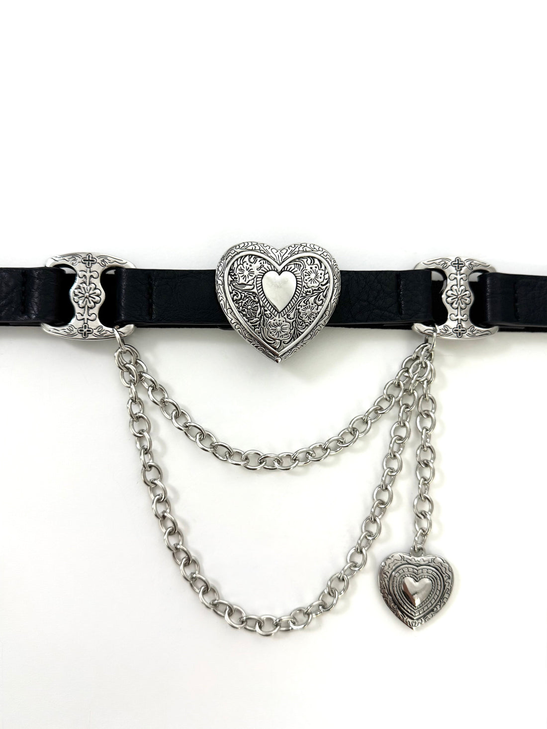 Cintura elastica con pendente e catene