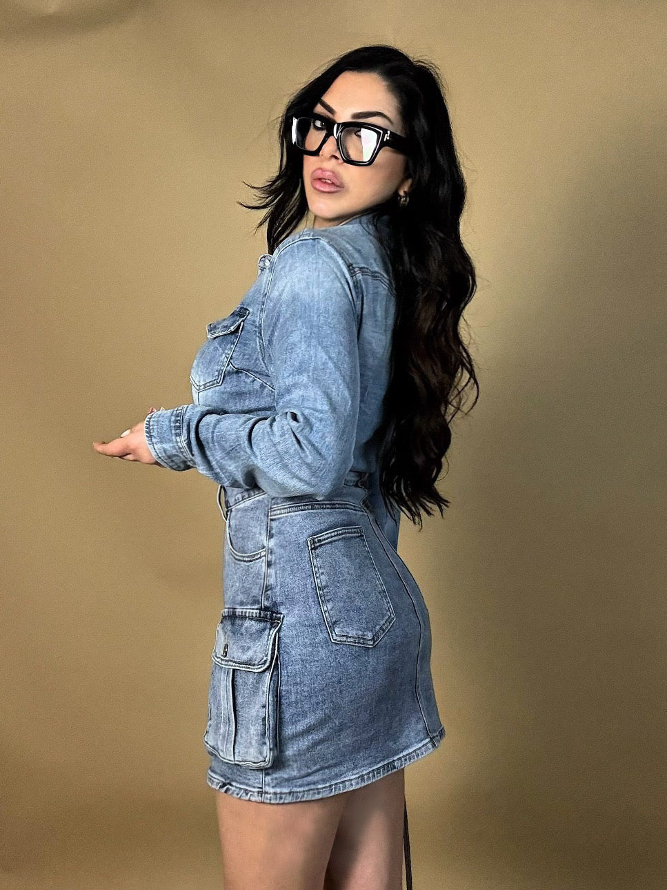 Gonna in jeans cargo “Margherita”