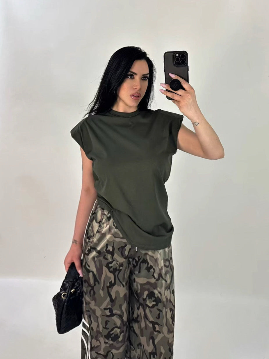 Maxi t shirt con spalline “Erika”