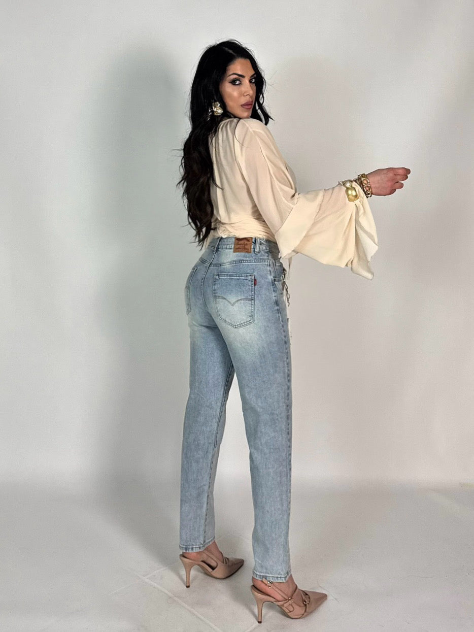 Jeans mom fit “Huda”