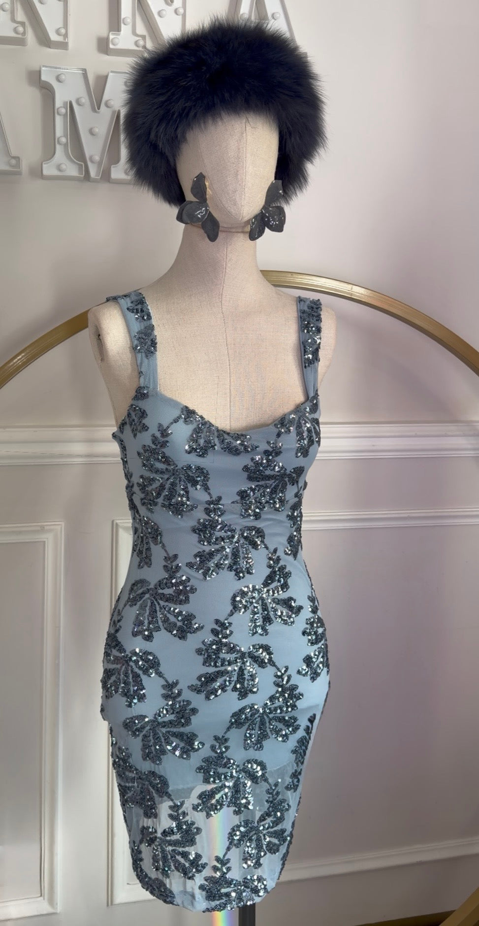 Abito con paillettes “Polly”