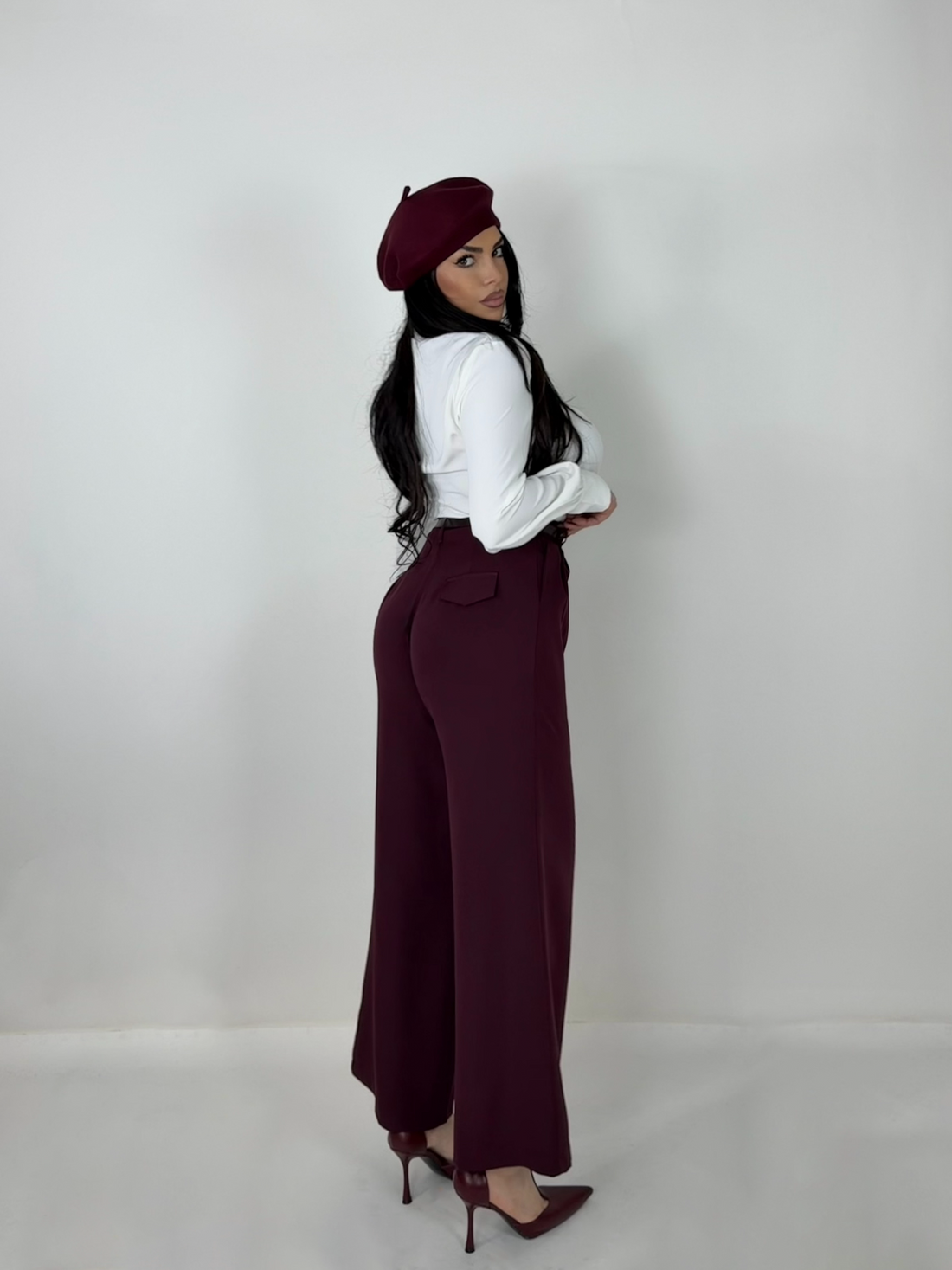 Pantaloni con cintura “Zaira”