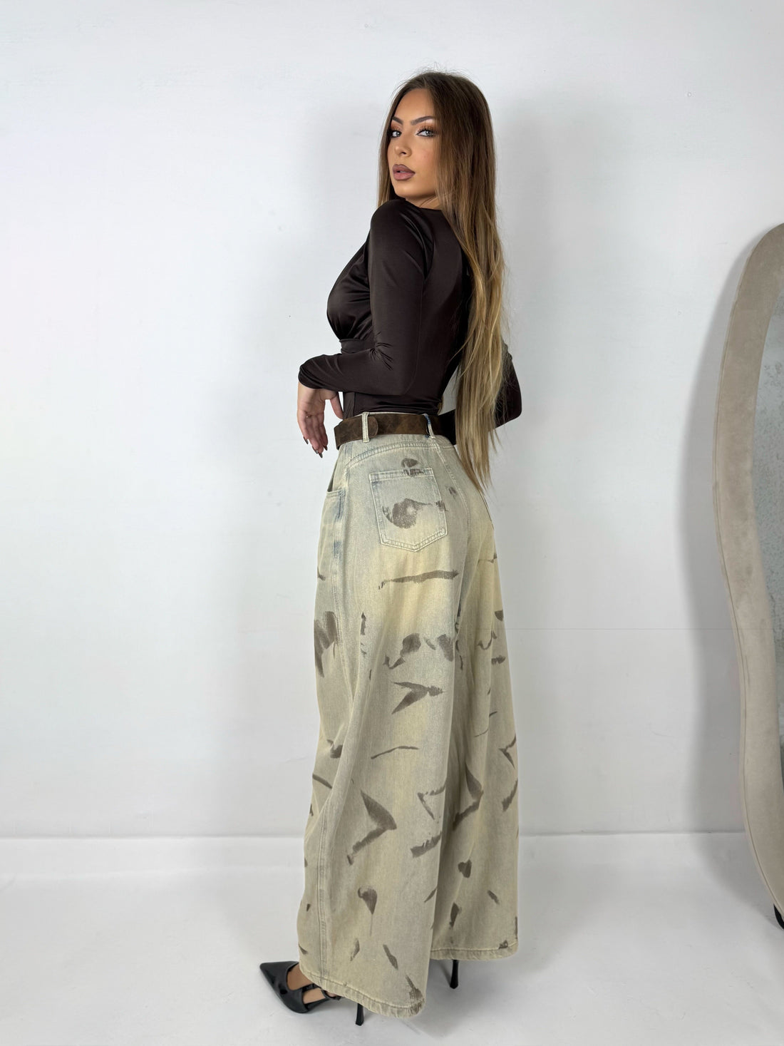 Jeans palazzo “Savage”