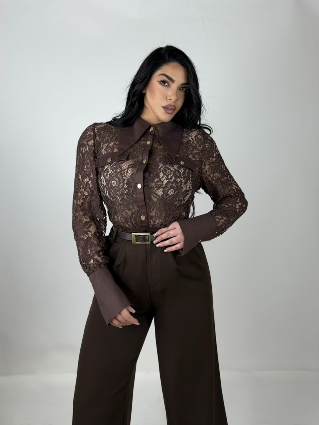 Camicia in pizzo “Chic”