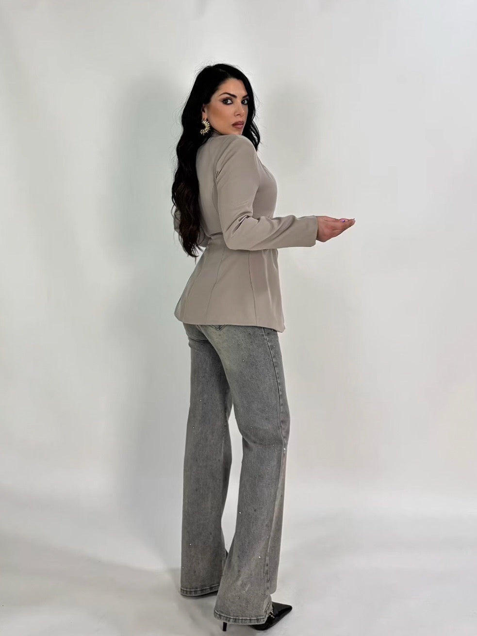 Giacca camicia peplo “Noemi”