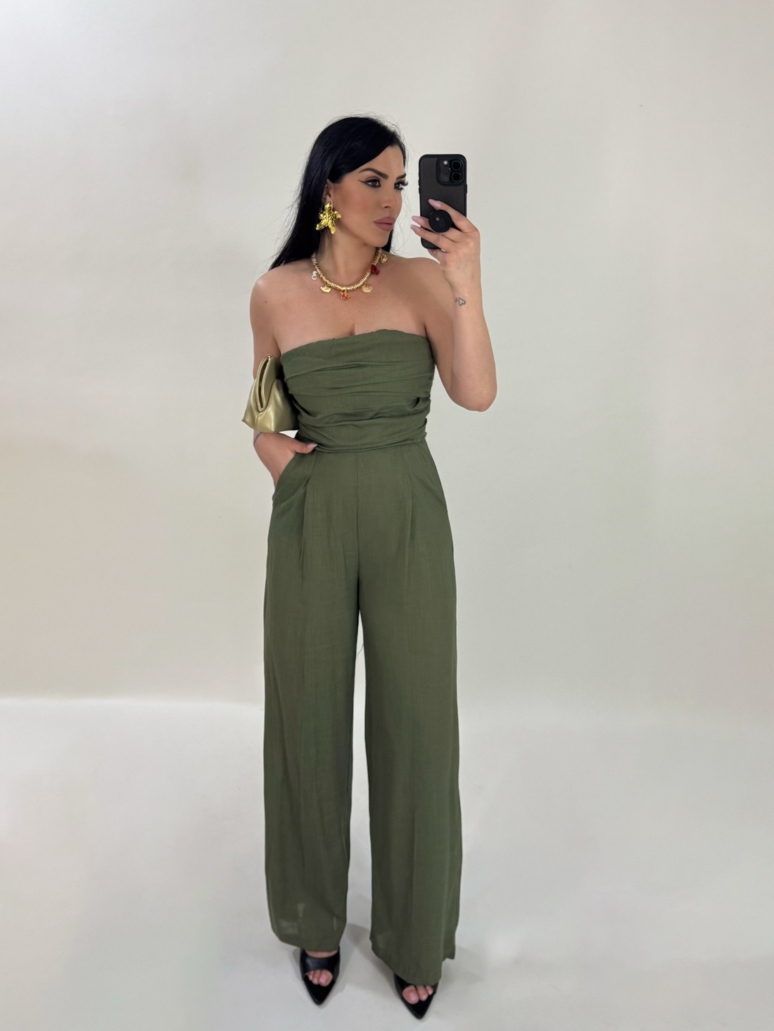 Tuta in cotone “Camila”