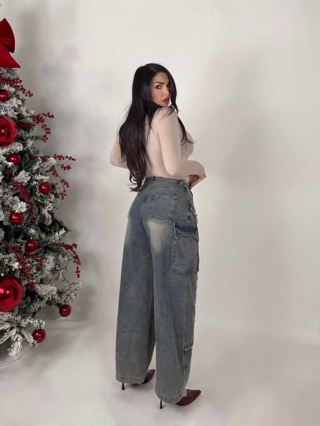 Jeans wide leg “Industrial”