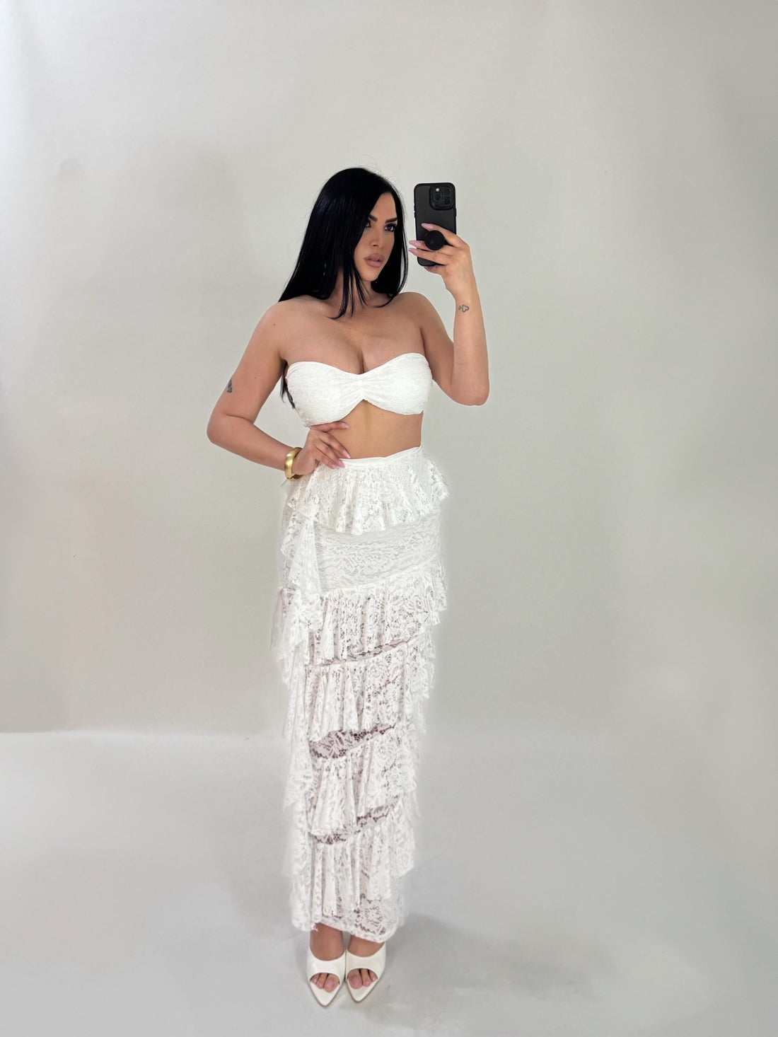 Coordinato in pizzo “Patricia”